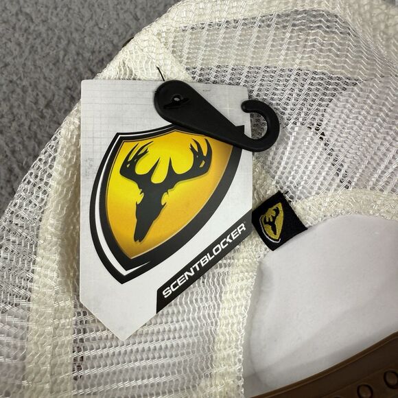 Scent Blocker Outdoors Hat Brown Snap Back Mesh Ball Cap Badge Logo NWT Hunting - Picture 7 of 11